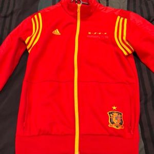 Spain soccer track jacket